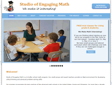 Tablet Screenshot of engagingmath.com